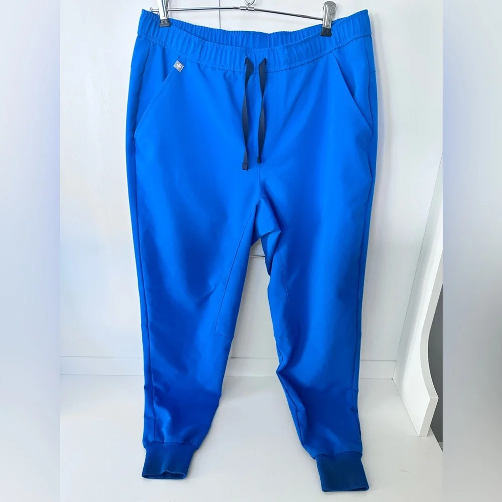 Figs Men's Tansen Jogger Scrub Pants Royal Blue - Size M